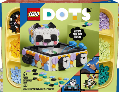 Конструктор LEGO Dots 41959 Cute Panda Tray - фото 21075