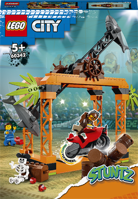 Конструктор LEGO City 60342 The Shark Attack Stunt Challenge - фото 21107