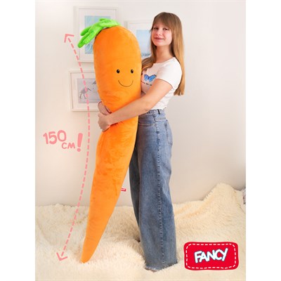 Мягкая игрушка Fancy Морковь Сплюшка, 200 см, SPLM3 оранжевый - фото 21355