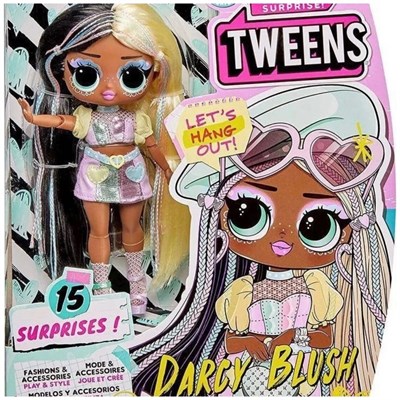 Кукла L. O. L. SURPRISE! Tweens Fashion Doll Darcy Blush 4 series, ЛОЛ сюрприз твинс фэшион долл- дарси блаш, 16,5 см. 588740 - фото 21830