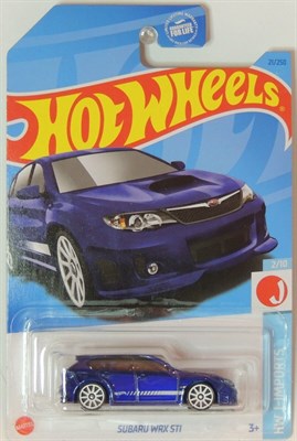Машинка Hot Wheels (Хот Вилс) 21/250 SUBARU WRX STI, HKJ10-M521 - фото 21979