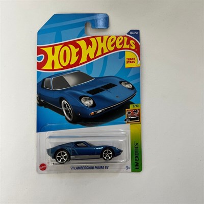 Машинка Hot Wheels (Хот Вилс) 202/250 71 LABORGHINI  MIURA SV, HCX02-R521 - фото 22026
