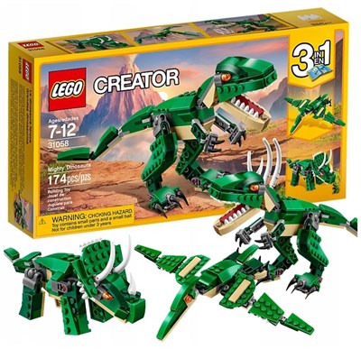 Конструктор LEGO Creator 31058 Грозный динозавр, 174 дет. - фото 22796