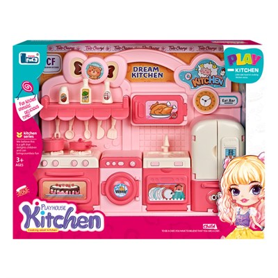 Игровой набор QUNXING TOYS "Кухня", для куклы A219 - фото 23108