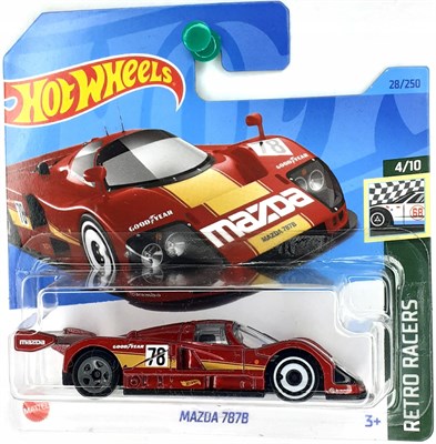 Машинка Hot Wheels 5785 (Retro Racers) Mazda 787B, HKJ79-N521 - фото 23319