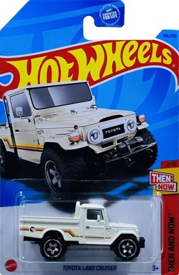 Машинка Hot Wheels 5785 (Then and Now) Toyota Land Cruiser, HKL07-N521 - фото 23407