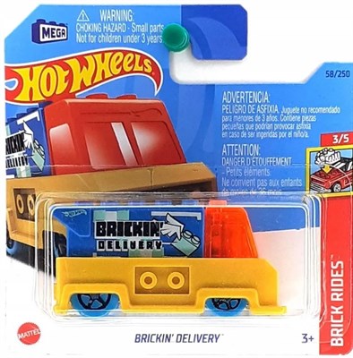 Машинка Hot Wheels 5785 (Brick Rides) Brickin' Delivery, HKJ87-N521 - фото 23412