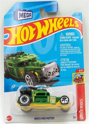 Машинка Hot Wheels 5785 (Brick Rides) Brick and Motor, HKJ88-N521 - фото 23429