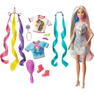 Кукла Barbie Радужные волосы, GHN04 - фото 23963