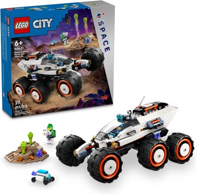 Конструктор LEGO® City 60431 Космический исследовательский вездеход и инопланетная жизнь - фото 24547