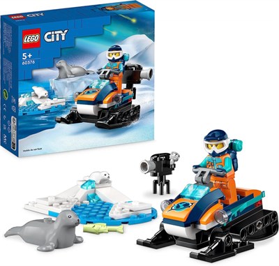 Конструктор LEGO® City 60376 Снегоход «Исследователь Арктики» - фото 24582