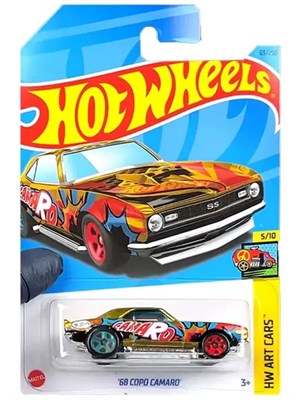 Машинка Hot Wheels 5785 (HW Art Cars) 68 Copo Camaro, hkh49-m521 - фото 24790
