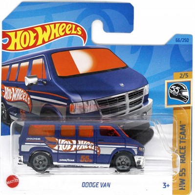 Машинка Hot Wheels 5785 (HW 55 Race Team) Dodge Van, hkh67-m521 - фото 24793