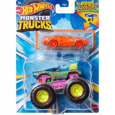 Набор из 2-х машин Hot Wheels (Monster Trucks) Rodger Dodger, HWN37-LA10 - фото 24838