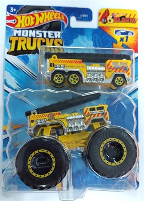 Набор из 2-х машин Hot Wheels (Monster Trucks) 5Alarm, HWN39-LA10 - фото 24847