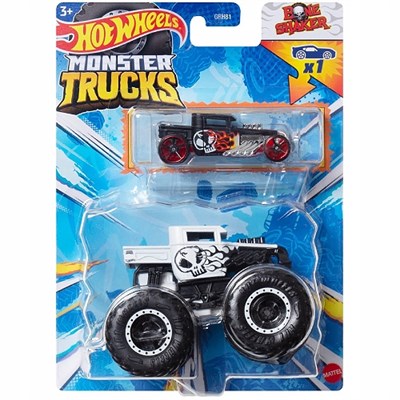 Набор из 2-х машин Hot Wheels (Monster Trucks) Bone Shaker, HWN41-LA10 - фото 24848