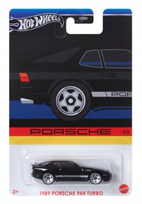 Машинка Hot Wheels GRT01 (Porsche) 1989 Porsche 944 Turbo, HRW58-LA10 - фото 24874