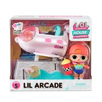 ЛОЛ Игровой набор "Кукла с мебелью - Самолет", серия 5,LOL Surprise! House of Surprises - Lil Arcade  580218