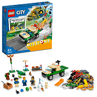 Конструктор LEGO City 60353: Миссии по спасению диких животных