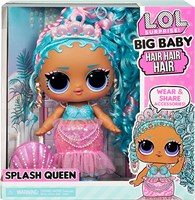 Кукла LOL SURPRISE Big Baby Hair Splash Queen Русалочка 579724