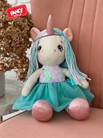 Мягкая игрушка кукла Fancy Dolls "Единорожка" KUKL4 подарок для девочки