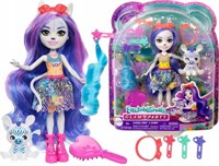 Кукла Enchantimals Mattel - Набор Zemirah Zebra & Grainy с куклой, фигуркой зебры и аксессуарами для волос, HNV28