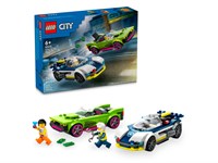Конструктор LEGO® City 60415 Погоня на полицейской машине за маслкаром