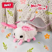 Мягкая плюшевая игрушка для сна Fancy Моль розовая MOOL0R